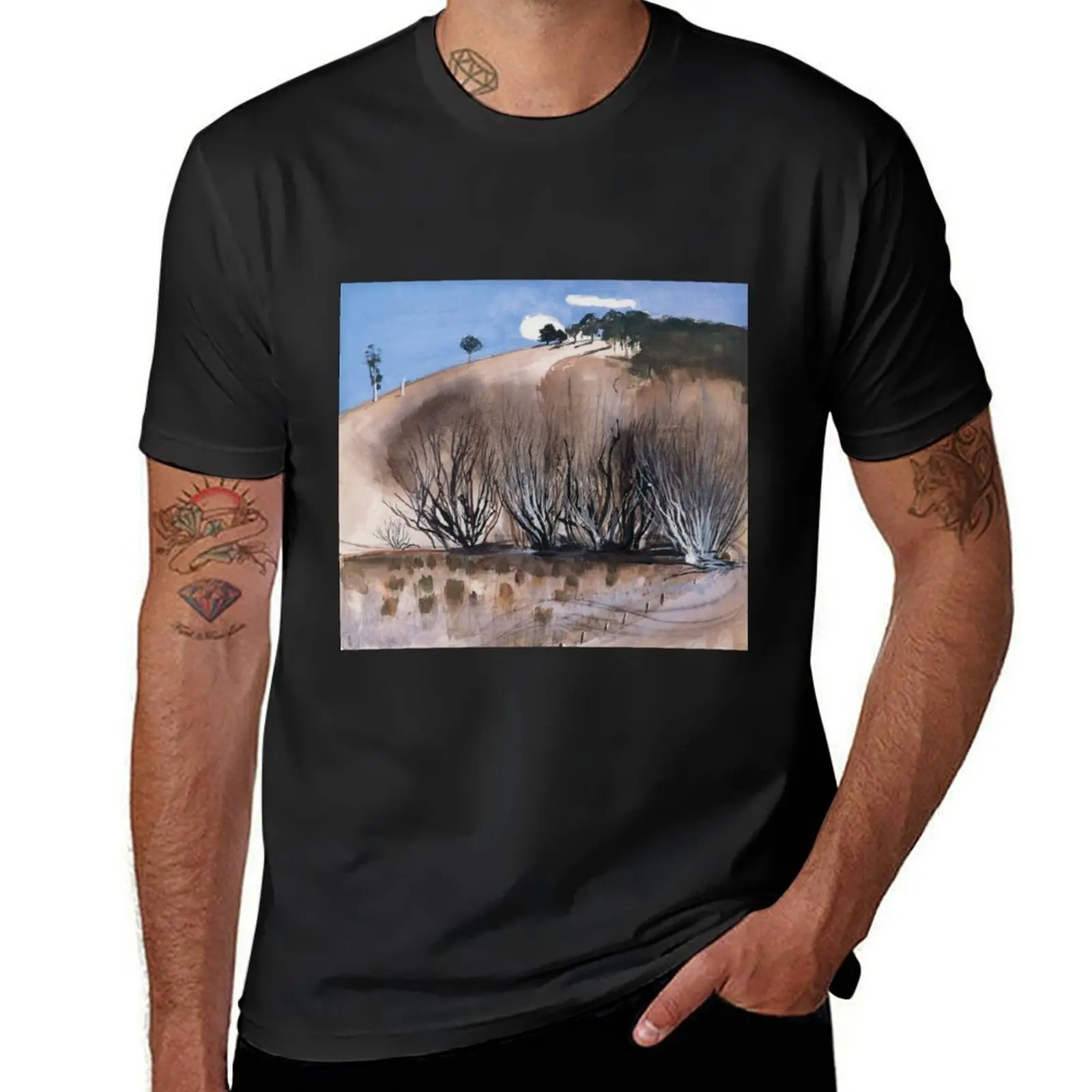 Brett Whiteley T-Shirt plus size tops blanks Aesthetic clothing funnys mens funny t shirts