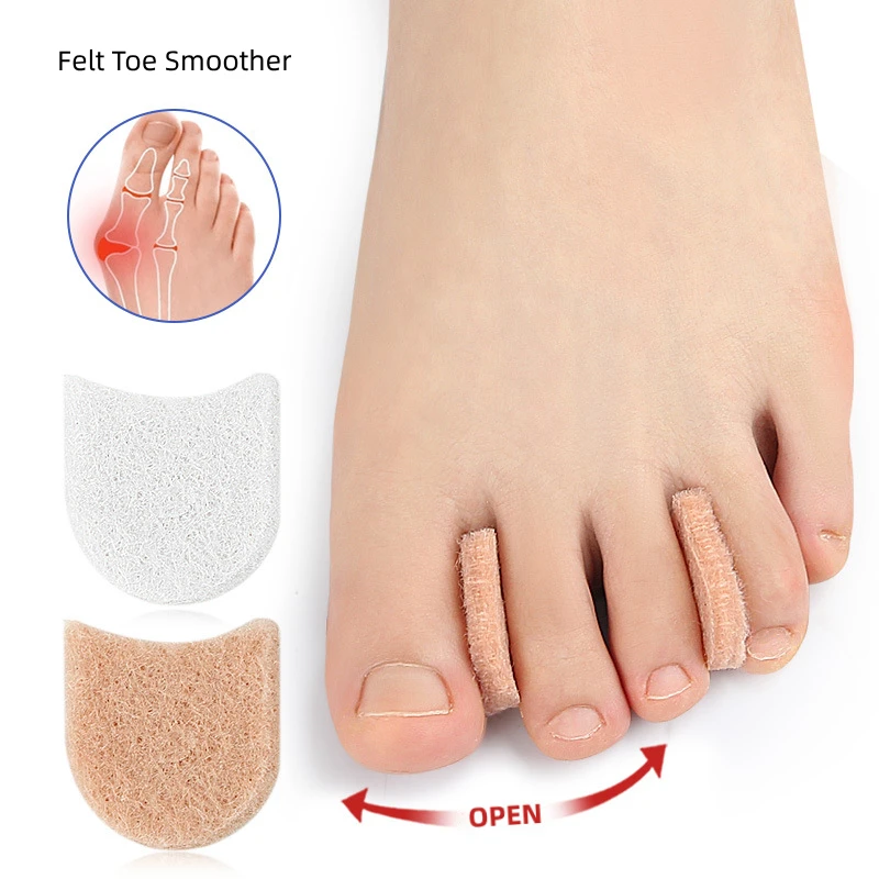 20Pieces Toe Splitter Separators Hallux Valgus Feet Care Fingers Bunion Straightener Bunion Protector Corrector For Daily Use