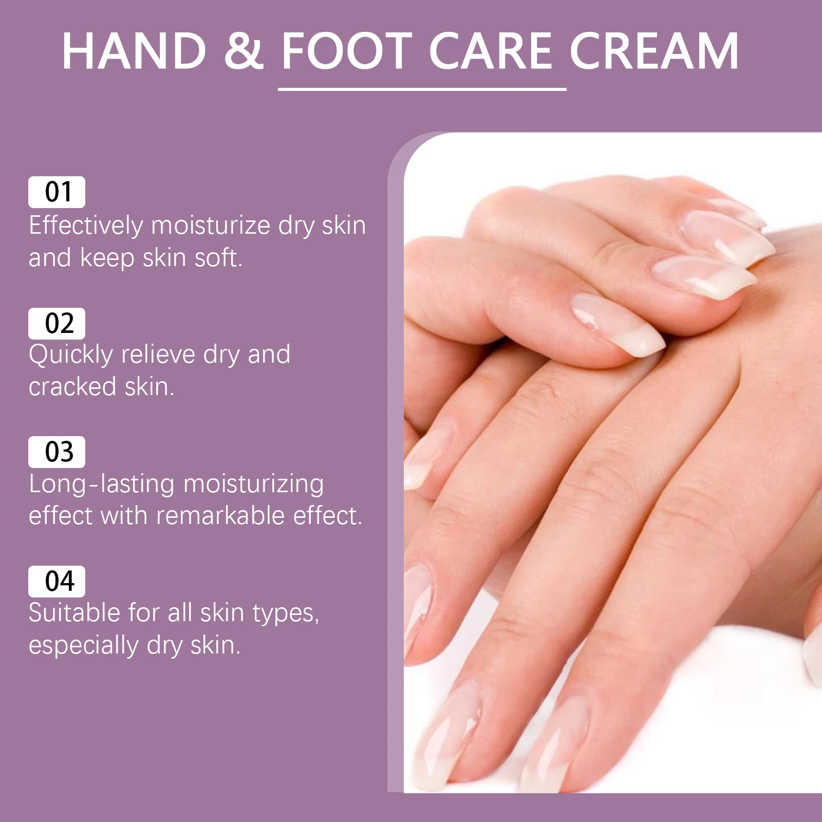 

Urea Foot Cream Powerful Moisturizing Improve Drying Roughness Restore Smooth Skin Remove Calluses Prevent Cracking Hand Cream