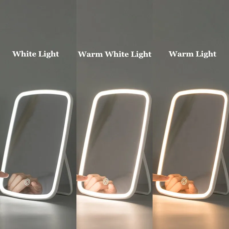 Xiaomi YouPin Makeup Mirror Smart Led Desktop Dressing Beauty Mirror Birthday Wedding Memorial Creative Gift Natural Fill Light