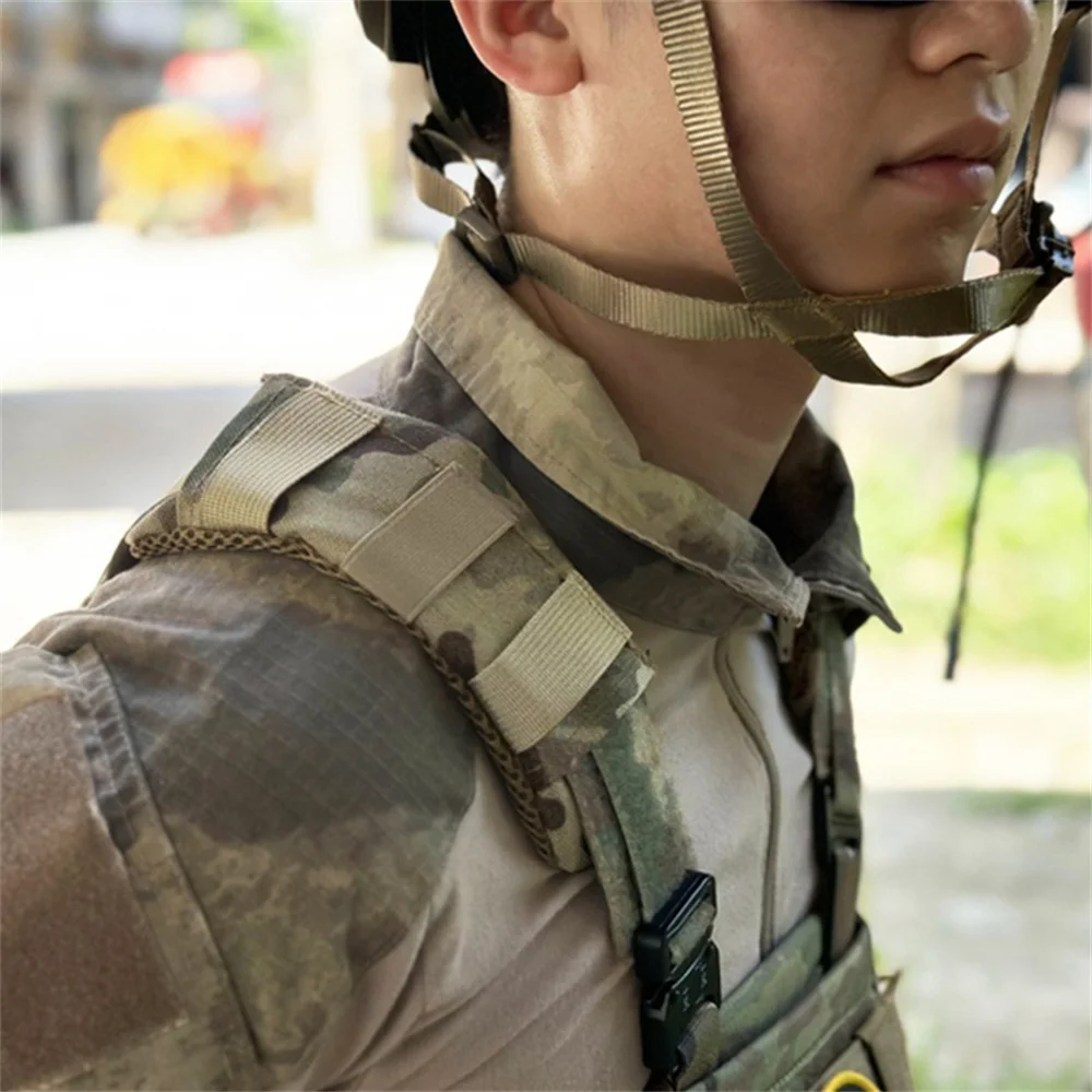 Shoulder Protector Breathable Vest Pad Backpack Shoulder Pad Adjustable Shoulder Strap Pad For Hiking Tactical Use Hunting