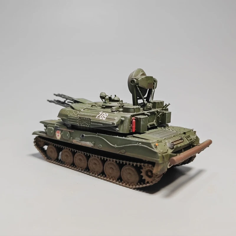 1:72 Scale Resin Soviet Army ZSU234 Toy Tank Model Militarized Combat Track Type Classic Nostalgia Adult Souvenir Gift Display