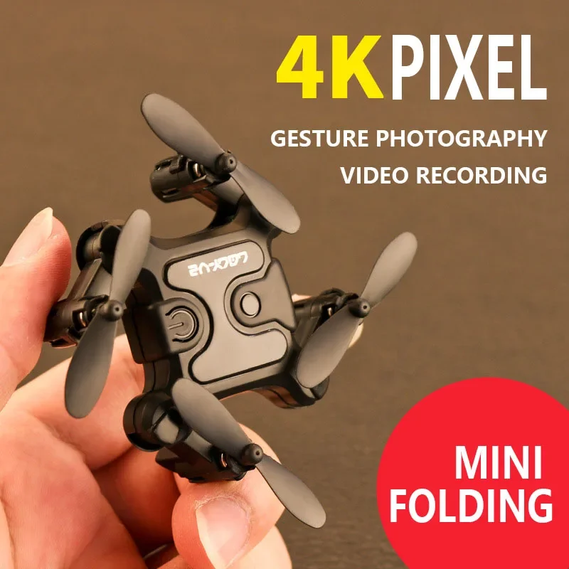 Mini Folding Drone V2 Aerial Photography Professional Quadcopter Remote-controlled Drone Video Artifact for Travel Shooting Toys