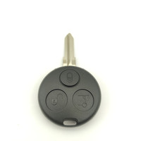 AEC Chip 433mhz Remote Car Key for Benz Smart Fortwo Forfour Roadster City Passion 2000-2005 with 2 Infrared Lights