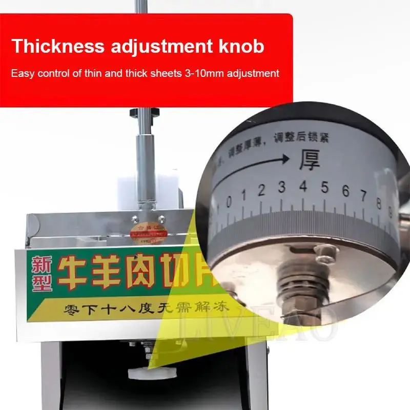 Automatic Lamb Slicer Frozen Beef And Mutton Volumes Planing Machine Commercial Meat Slicer