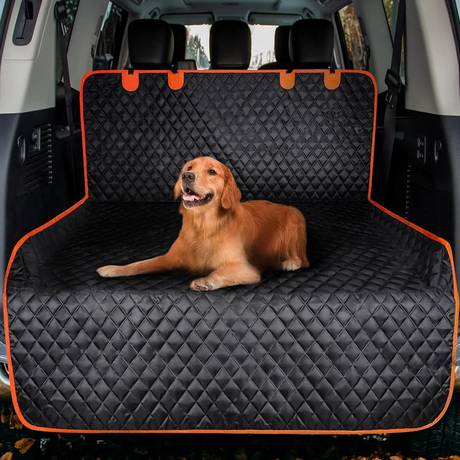 Car Cargo Mat Trunk Liner Waterproof Heavy Duty Non Slip All Weather Protection for SUV Truck Pet Hauling Camping Travel Storage