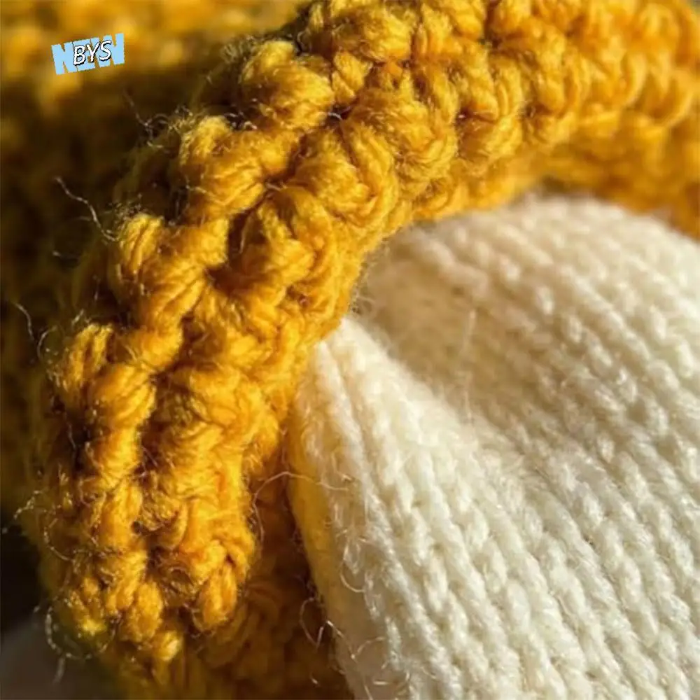 

Children Gift Warm Mozzarella Stick Scarf Windproof Cute Hand-Knitted Scarf Thickened Funny Long Neck Scarves Cheese Lovers
