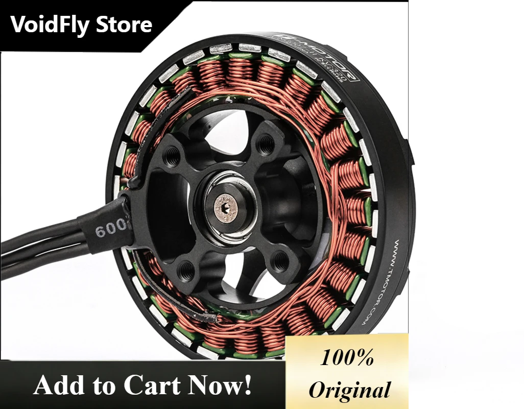 VoidFly T-MOTOR MN6007 II KV160 KV320 5.5kg Max Thrust Super Light Efficient Brushless Motor For Long Flight Time Drone