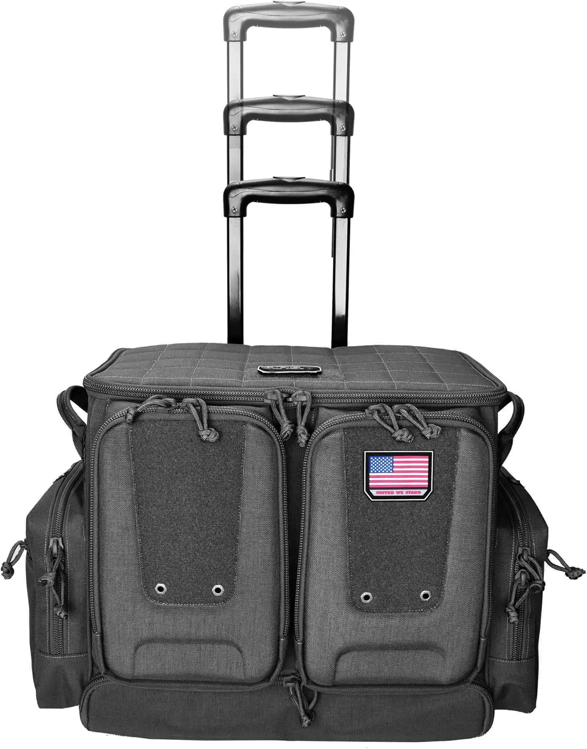 

Tactical Rolling Range Bag | 10 Handguns Capacity | Durable Secure Pistols, Magazines & Shooting