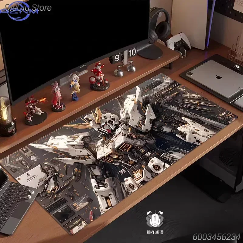 Cartoon  Print Gundam  Mouse Pad Oversized Computer Keyboard Pad Anime Game Anime Boys Anti