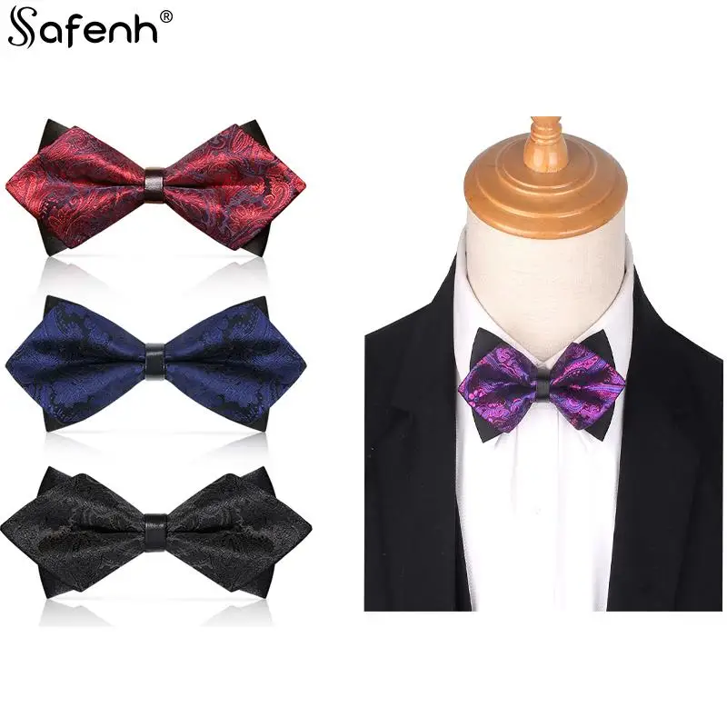 

1PCS ReusableMen Bowtie Necktie Fashion Formal Luxury Wedding Party Butterfly Cravat Ties Men Business Gift Supplies