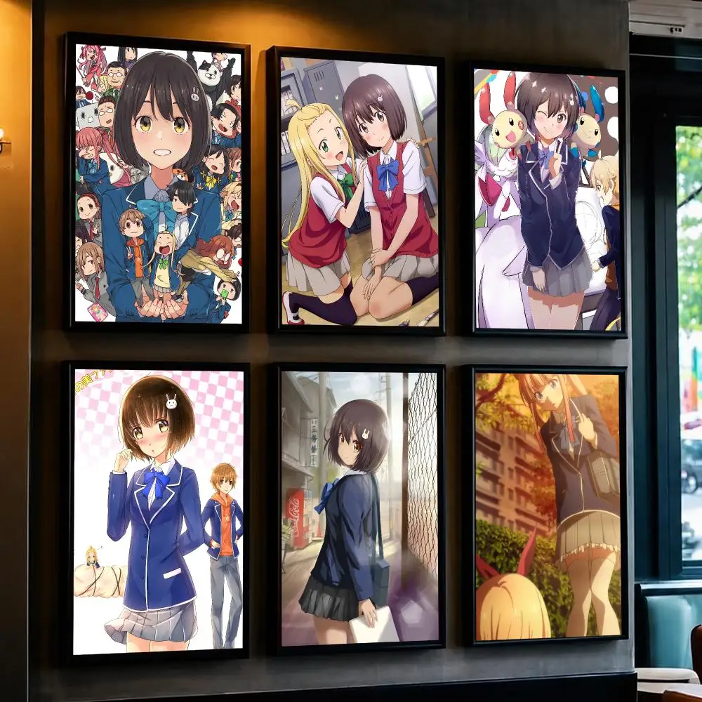 anime T-This Art Club Has a Problem-M Poster Decorative Wall Art Sticker for Cafe Office Bedroom and Living Room