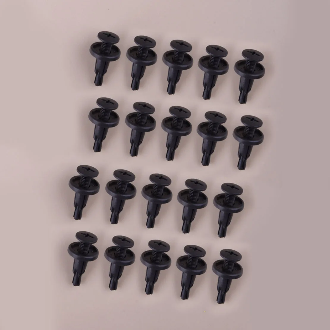 

50pcs/set Car Black Nylon Front Bumper Side Skirt Garnish Molding Trim Retainer Clip Fit For Honda
