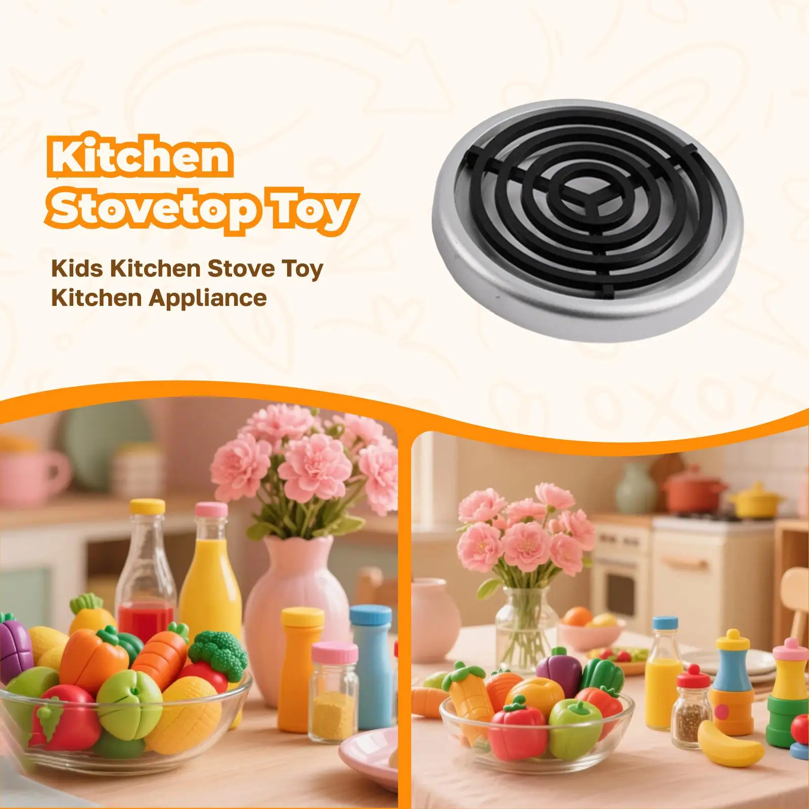 Kids Kitchen Stove Toy, Birthday Gift, Simulated Fun Role Playing, Elegant Mini Stove Play, Pretend Play Kitchen Toy Children Kids Kitchen Stove Toy, Birthday Gift, Simulated Fun Role Playing, Elegant Mini Stove Play, Pretend Play Kitchen Toy Children