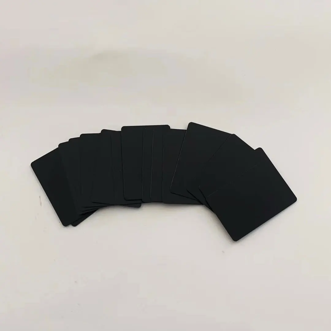 1 stücke 40*60mm 13,56 mhz anti metall nfc handy aufkleber/harte pvc nfc aufkleber