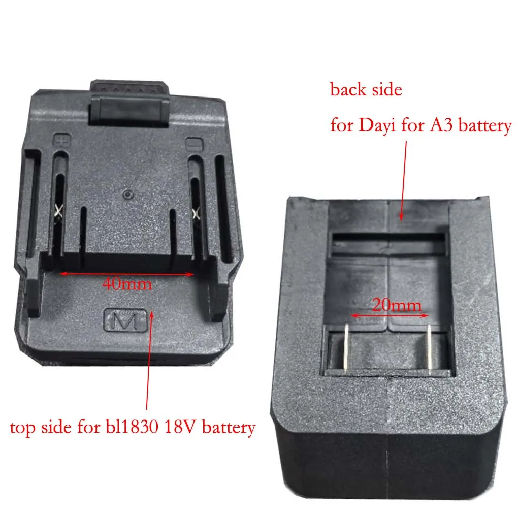 1PCS Battery Adapter Converter Power Tool Parts For Dayi FOR A3/2106 For BL1830 BL1840 For Dayi FOR A3/2106 Converter