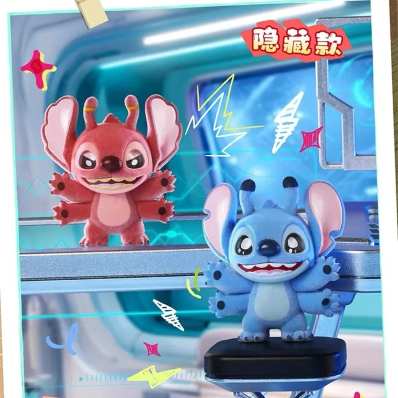 In Stock ใหม่ Toptoy Stitch Mini Fluffy Series อะนิเมะรูปกระเป๋าตาบอดน่ารักเครื่องประดับ Mystery กล่อง Flocking แนวโน้มของเล่น