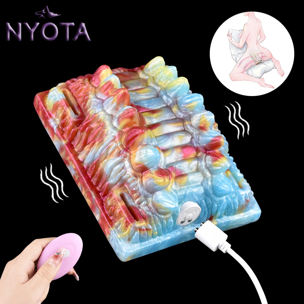 NYOTA-Vibromasseur réaliste en silicone souple pour femme, Sex Toy, Republic Sex Grinder Strap, Énergie clitoridien, Mastyellar Nette, Fournitures pour adultes