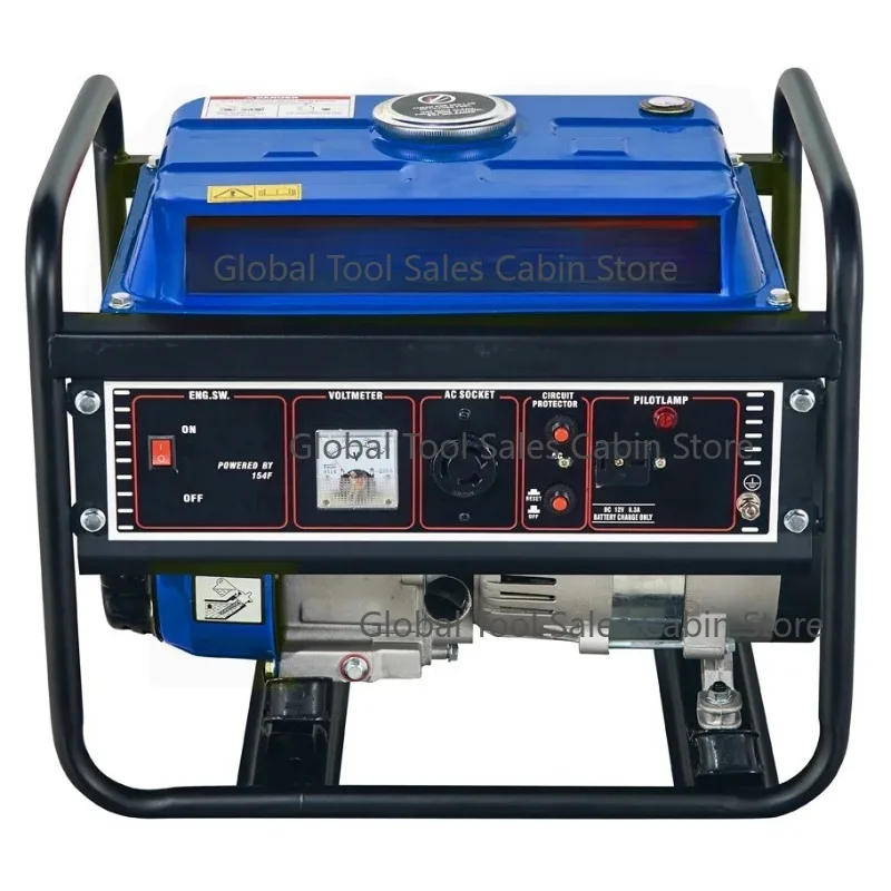 4 Stroke Air Cooled 1kva 1000w 220v Silent Single Phase Portable Power Small 1500 oline Generators