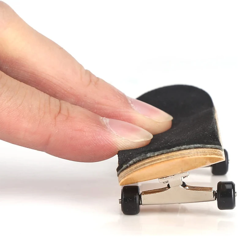 Professional Mini Maple Wooden Finger Skateboard Wheels with Bearings Cool Stuff for Adults Teens Boys Novelty Hobbies Gifts - view 5