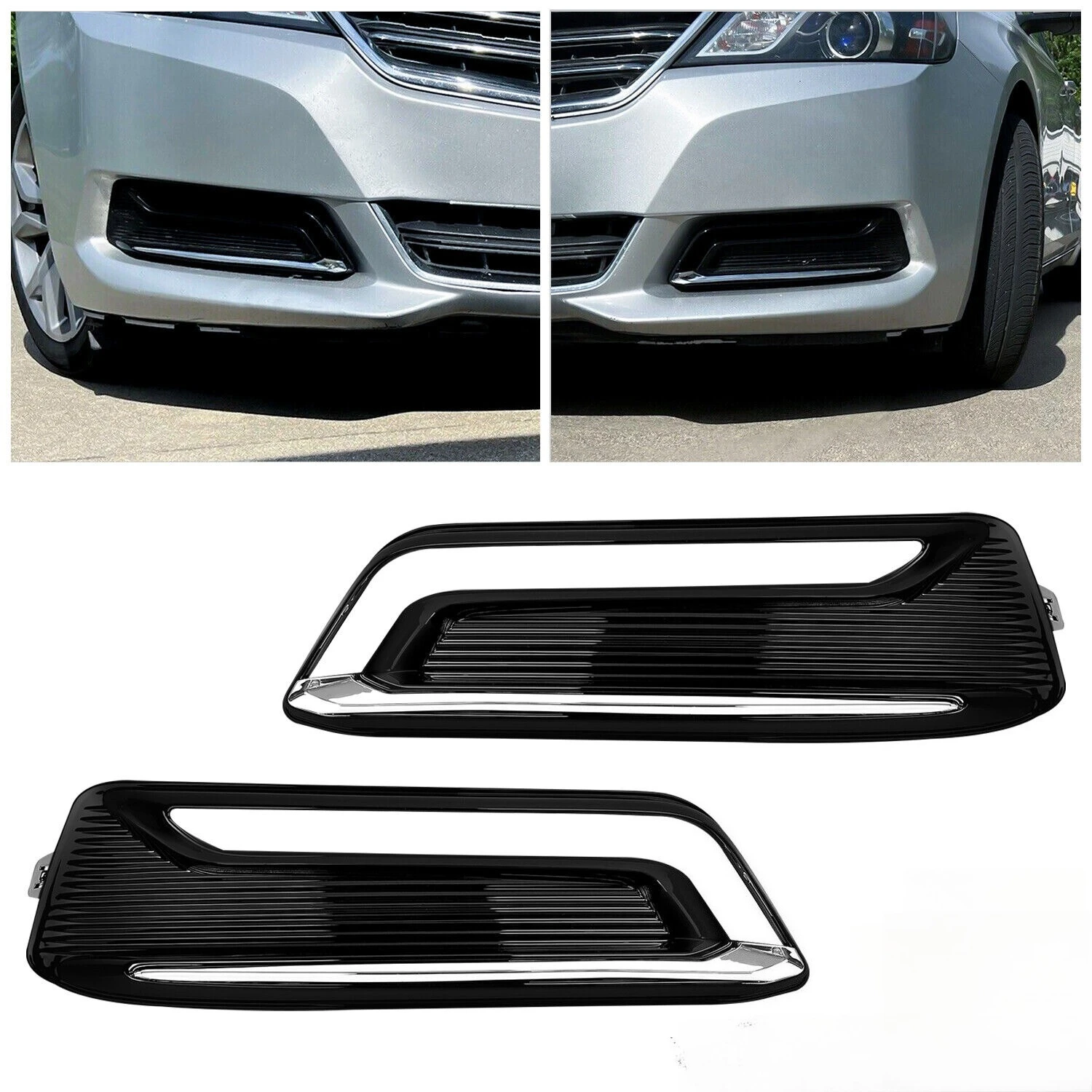 

Комплект крышек противотуманных фар переднего бампера слева и справа для Chevrolet Impala 2014-2020 13730161, 13730162