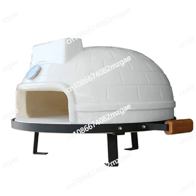 

Outdoor chimney pizza oven, tabletop ceramic pizza oven, outdoor barbecue oven