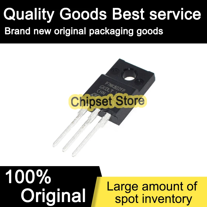 

5pcs STP7NK80ZFP STP7NK80 TO 100% Brand new
