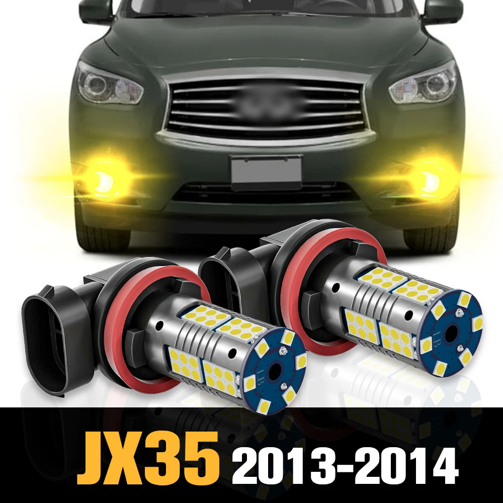 

2pcs Canbus LED Fog Light Lamp Accessories For Infiniti JX35 2013 2014