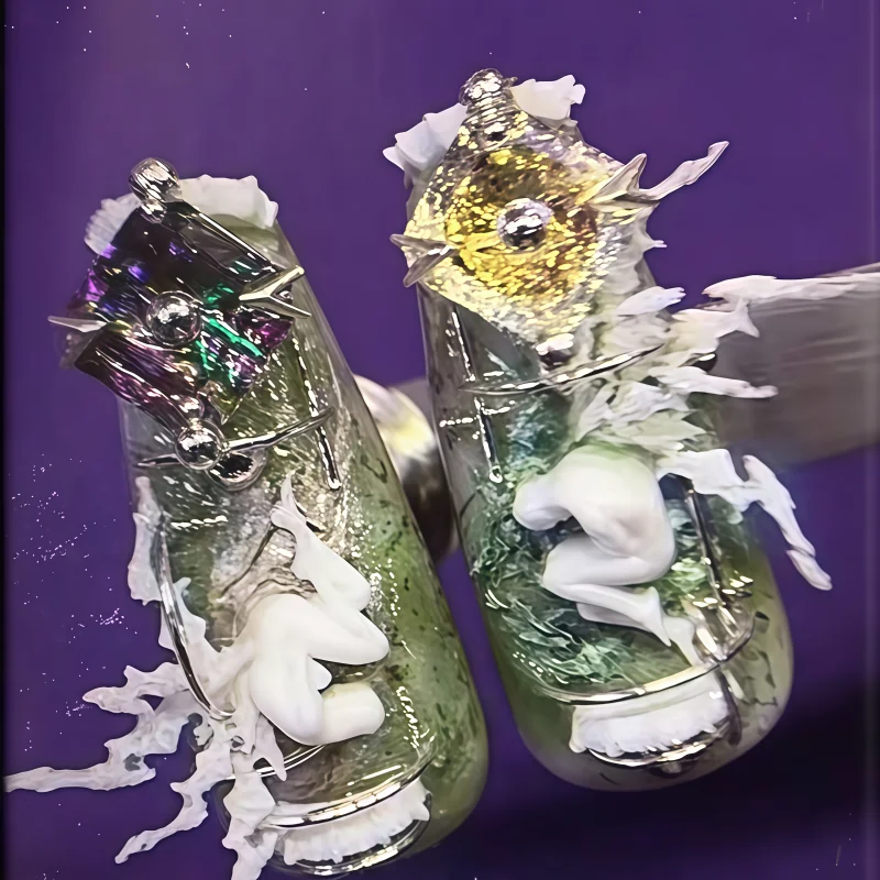 Cyberpunk Silikon-Nagelform, 3D Gewehr Schwert Axt DIY Geprägte Nagelkunst-Charms Form für UV-Harz – Detail 3