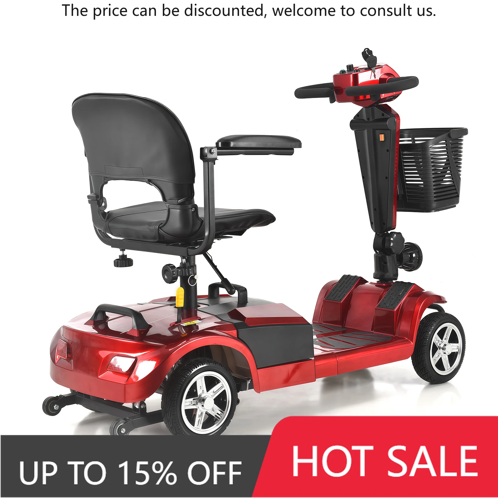 

Heavy Duty New Outdoor Model All Terrain Off Road Foldable Personal Classic Travel 4 Wheel Mobility Scooters For Adults