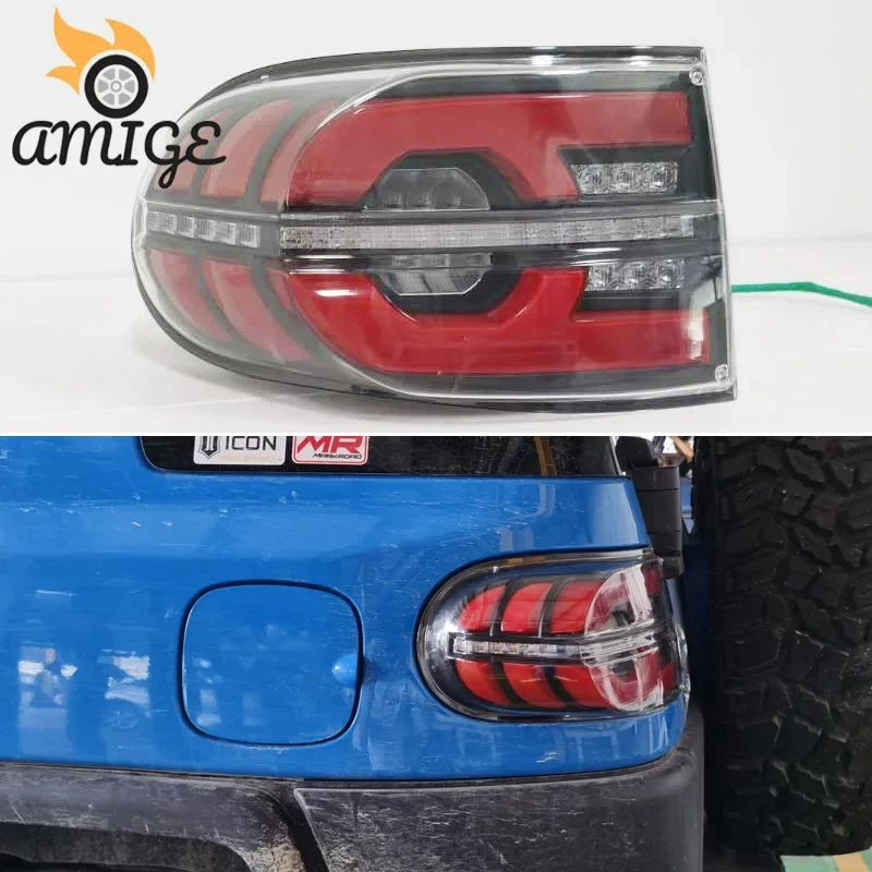 

Car Accessory LED Taillight For Toyota FJ Cruiser 2007 - 2020 Auto Rear Running Light + Brake Lamp + Turn Signal Tail Lights