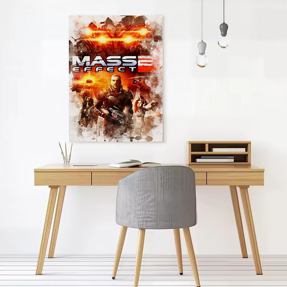 Mass Effect Canvas Poster Wall Art Customizable High Quality Printed Picture for Decor Living Room Interior Decoration Bedroom