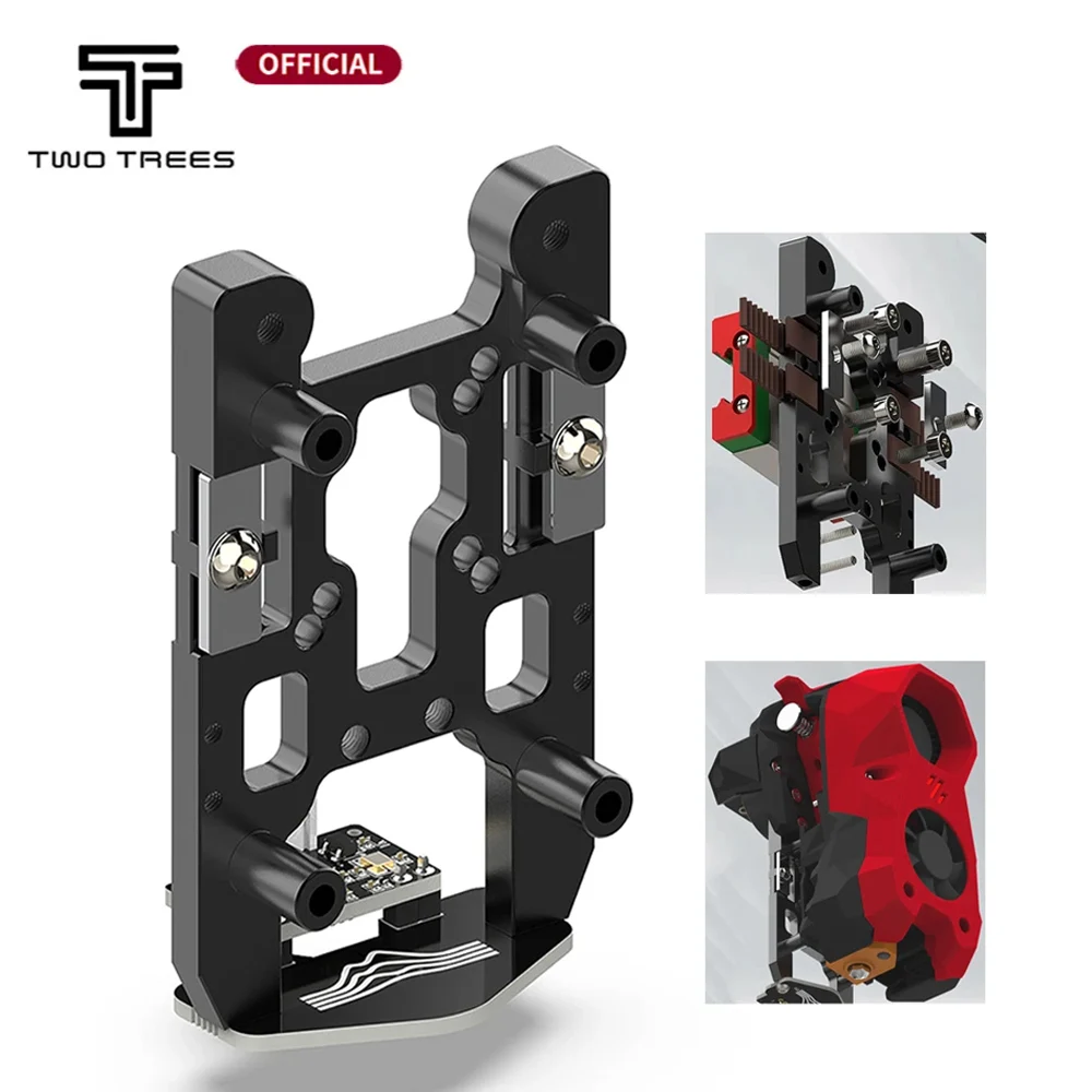

Датчик выравнивания Twotrees IDM, металлический кронштейн с ЧПУ для VORON 2,4/Trident stealthгорелки, маяка для 3D-принтера, 6061 алюминий