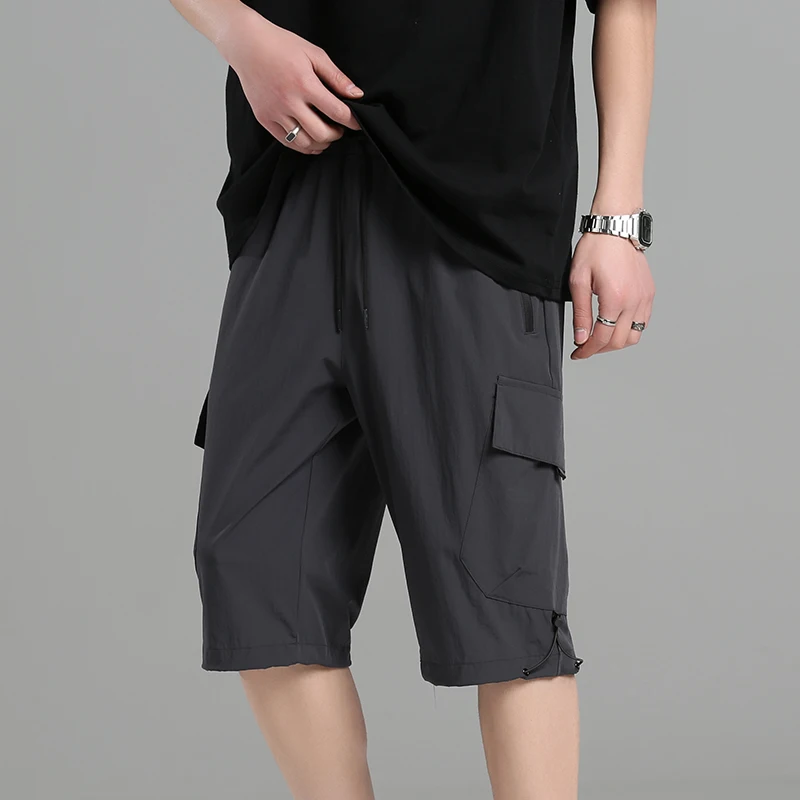 

Men Fashion Versatile High Quality Cotton Casual 5point Division Pants Summer Lightweight Loose Breathable Outdoor Sports Shorts