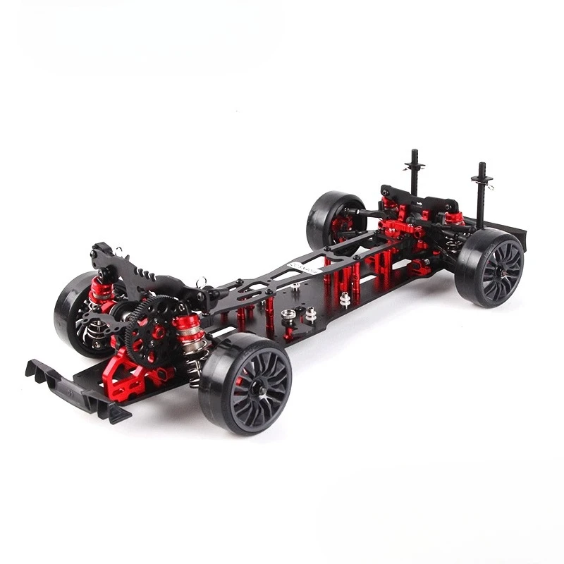 

D1RC DRR-02 RC Drift Racing Car Frame RC Wave Fiber Rear Drive Drift Car Electric Remote Control Model Frame for Boys Adult Gift