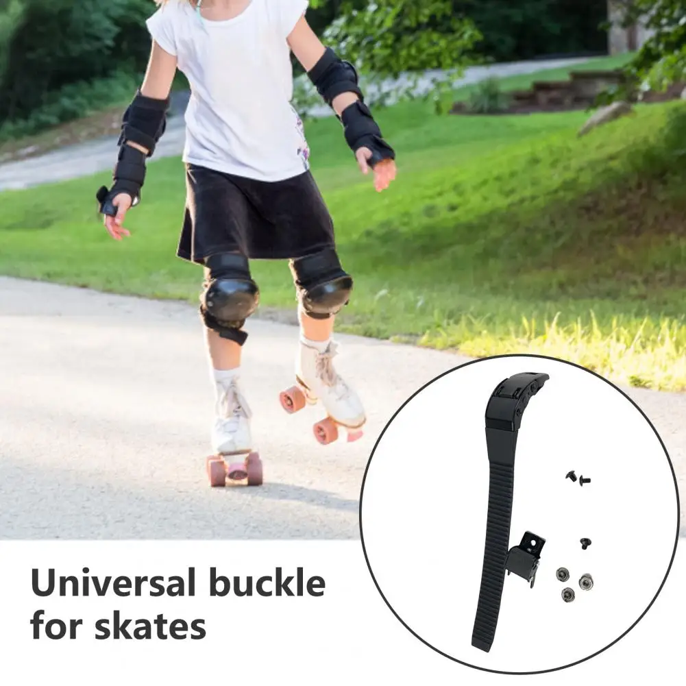 

Skates Fixing Holder 1 Set Durable Anti-slip Non-deformation No Shedding Skates Universal Buckle Skate Accessories