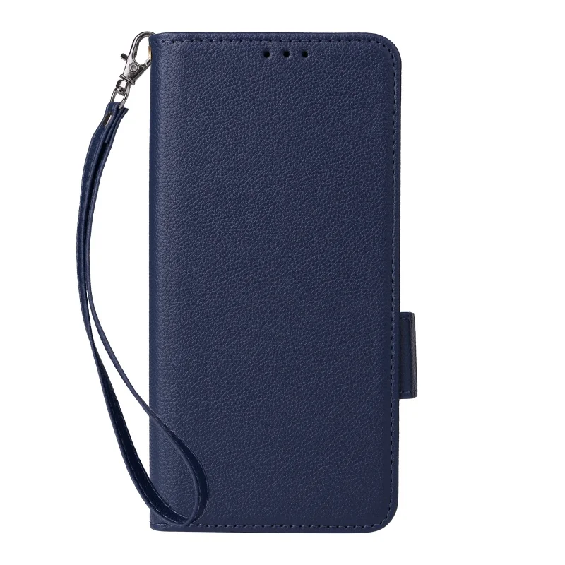 Luxury Smooth Side Buckle Wallet Magnetic Case for Honor Maigc 8 Lite 5G 2025 with Litchi Pattern Flip Protective Design