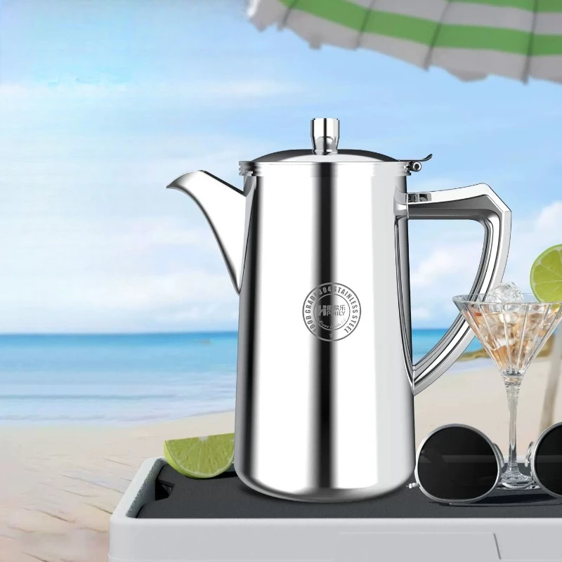 LMM summer ice kettle refrigerator cold drink pot stainless steel kettle household large capacity