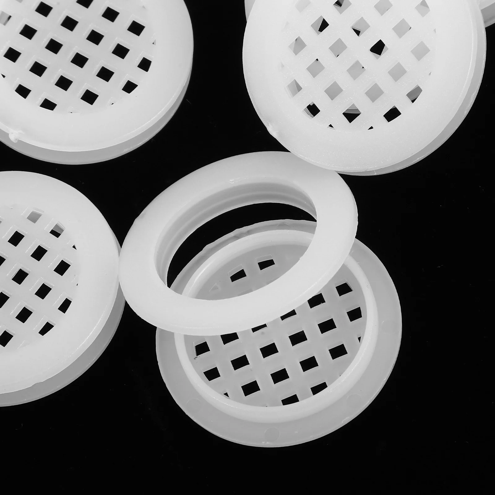 20Pcs Cabinet Round Air Vent Covers Ventilation Holes for Wardrobe Shoe Closet Kitchen Cabinet Air Circulation