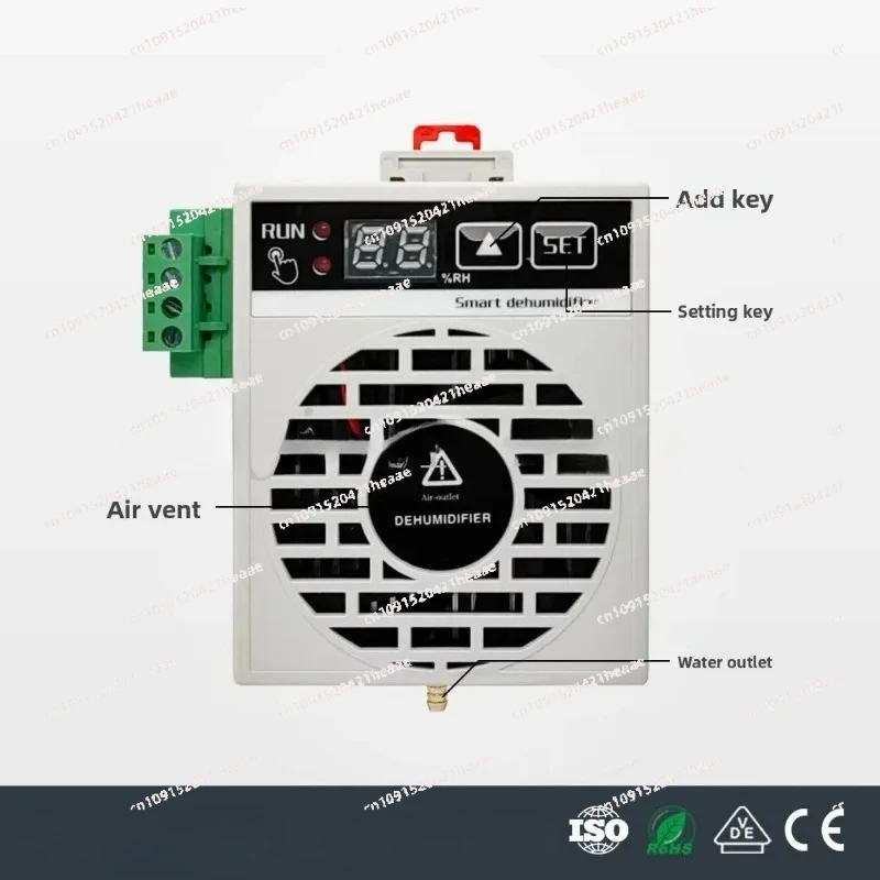 

Подходит для миниатюрных интеллектуальных электрических шкафов, промышленных распределительных коробок, полупроводниковых осушителей воздуха