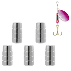 30pcs Fishing Spinner Lure Bodies Brass Fishing Sinker Weights Saltwater Fishing Lure Making for Spinnerbait Taxes Rigs