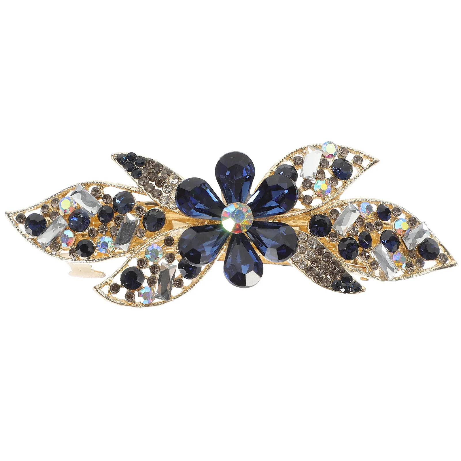 Rhinestone Spring Hair Clip Elegant Barrette for Women Accessory Suitable for Ponytails Braids and Everyday Styles