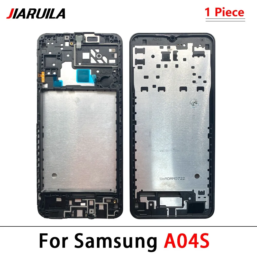 Front Housing LCD Display Frame For Samsung A02s A03s A03 Core A04 A04s A04E Housing Middle Frame Bezel Plate Cover