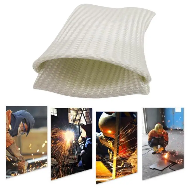 【LM】1/2Pcs Breathable TIG Finger Heat Shield Cover Guard Weld Welding Gloves Heat Protection For Industrial Welders Glove