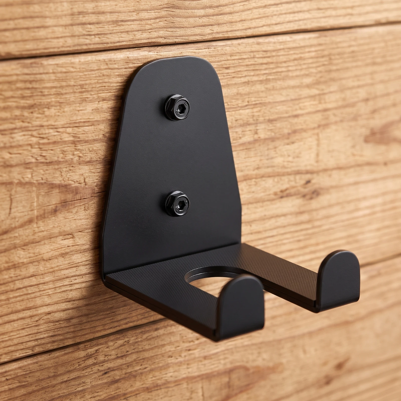 Barbell Storage Bracket Space-Saving Wall-Mounted Barbell Holder Sturdy Compact for Home Gym Owners