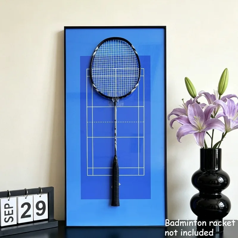 Aluminum Alloy Badminton Racket Picture Frame Rectangle Frame Decorative Wall Frames Luxury Photo Frames Modern Art Home Decor
