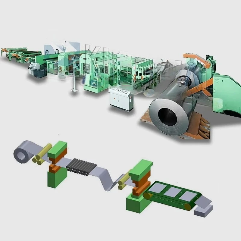 KINGREAL Cut To Length Line Machine Steel Sheet Cut To Length Blanking Line With Auto Stacker
