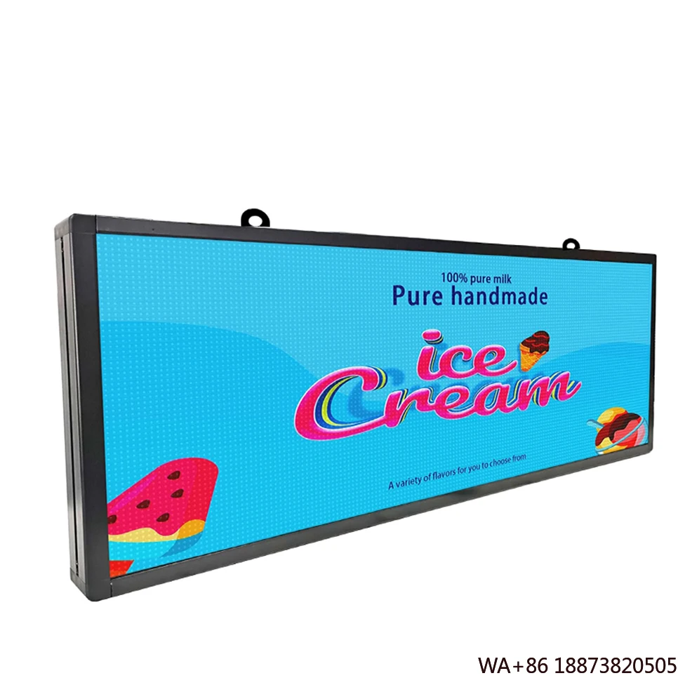 ビジネス店舗の広告用カスタムプログラマブルRGB LEDディスプレイボード（ロゴ印刷とイベントサイン付き）