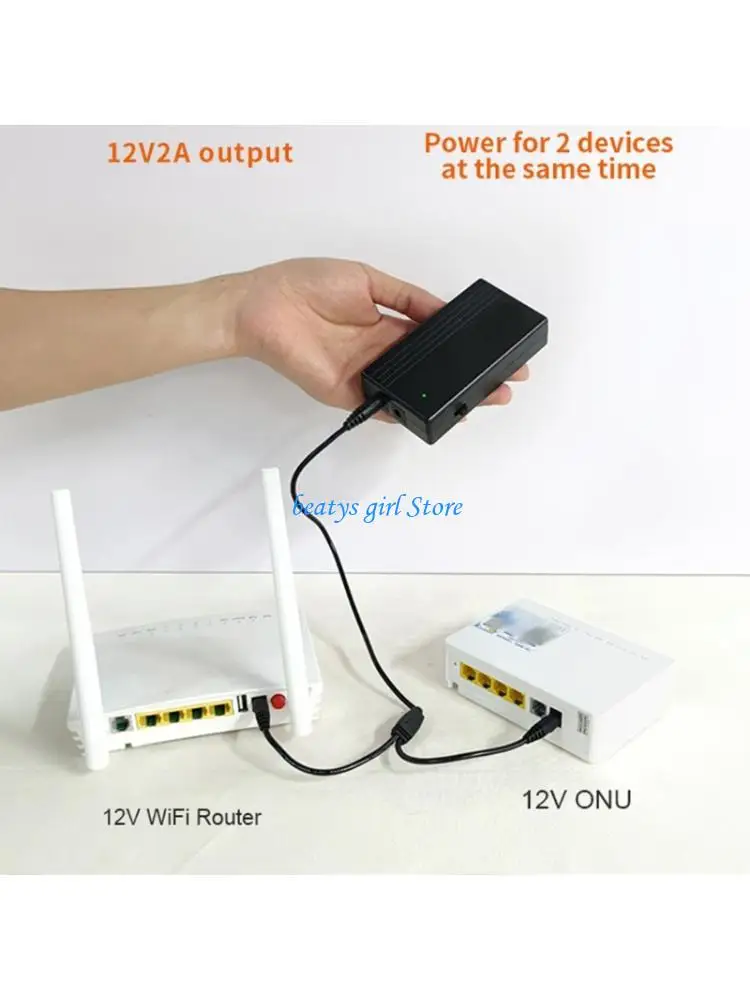 

C7AB High Capacity 7800mAh 12V 8A Uninterruptible Power Supply Backup for Router