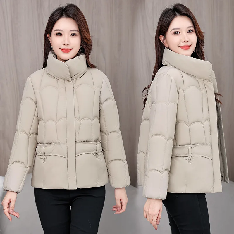 

New Women Winter Jacket Korean Thicke Warm Loose Down Cotton Padded Coat Ladies Hooded Parkas Female Snow Outerwear Overcoat